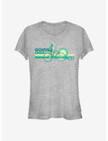 Disney The Muppets Kermit Green Stripes Girls T-Shirt