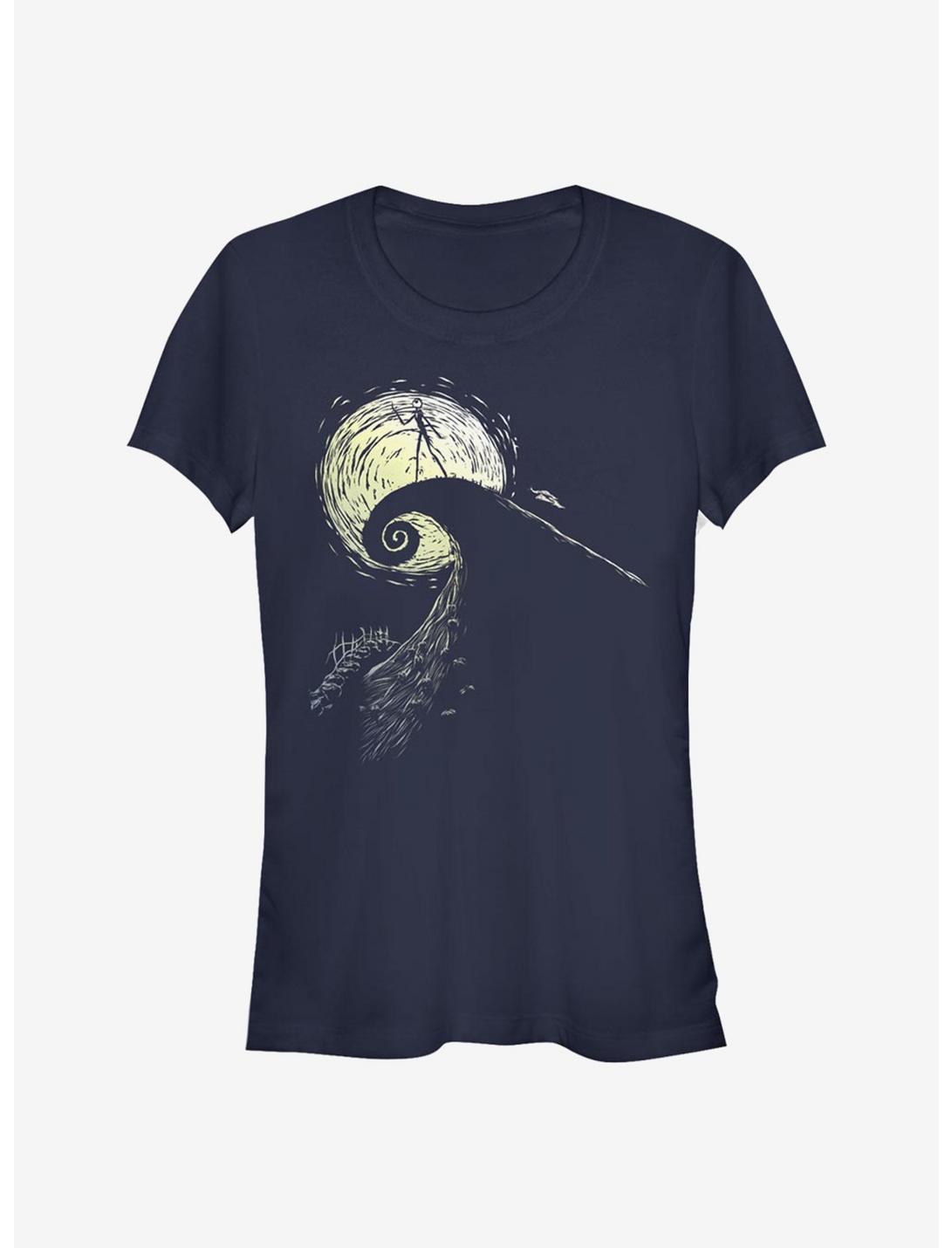 Disney The Nightmare Before Christmas Spiral Hill Jack Girls T-Shirt