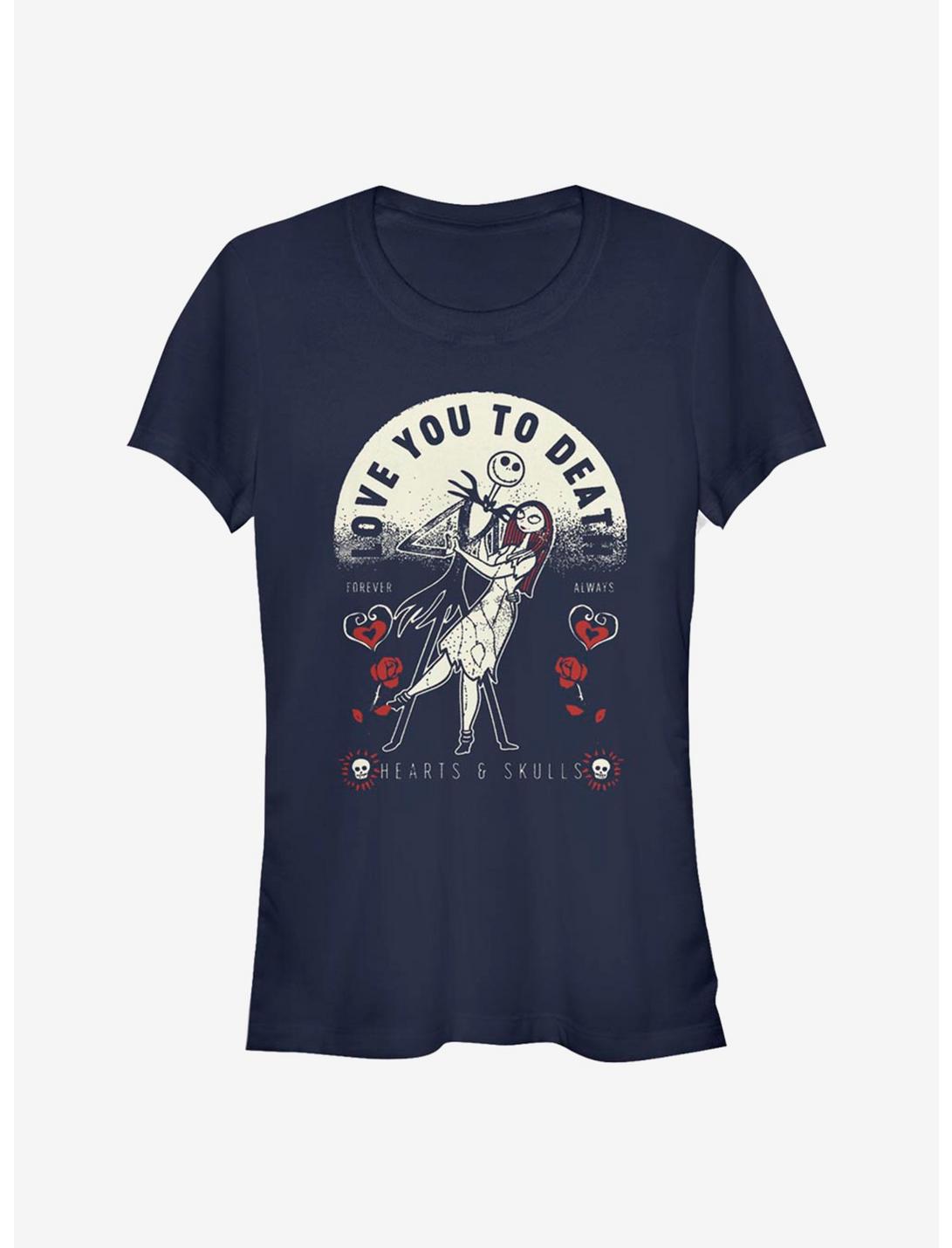 Disney The Nightmare Before Christmas To Death Girls T-Shirt