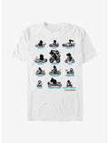 Super Mario Kart Sihouettes T-Shirt