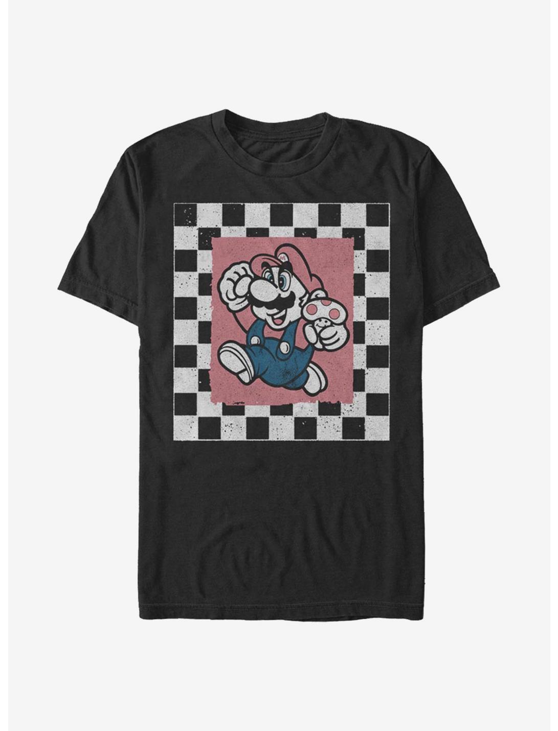Super Mario Chubby Checkers T-Shirt