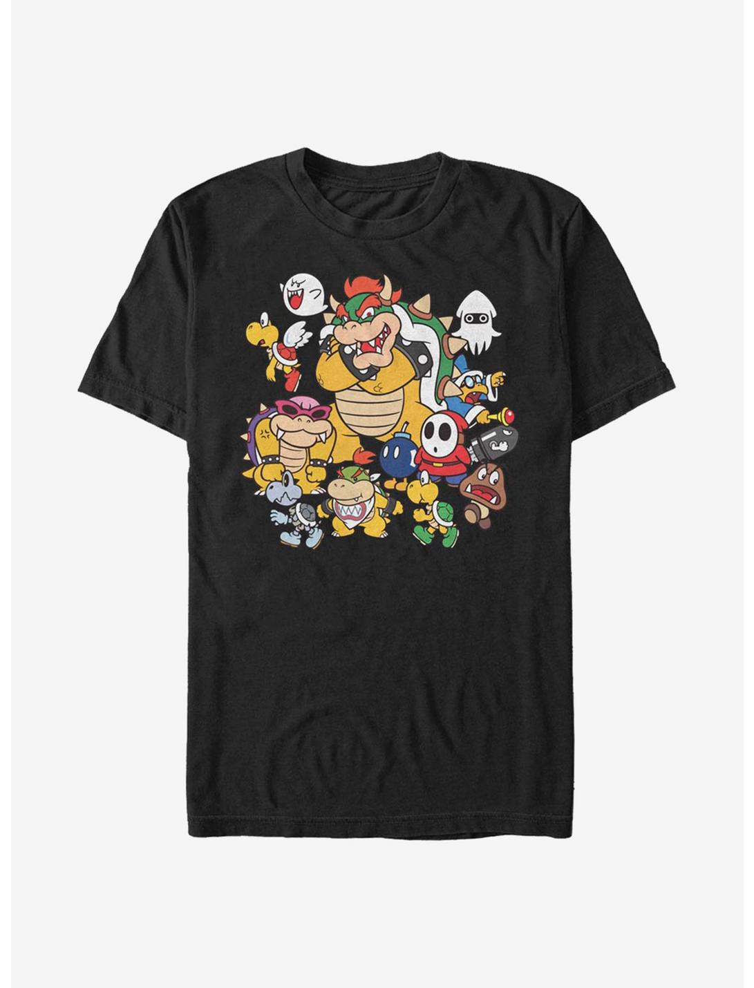 Nintendo Super Mario Villain Stack T-Shirt