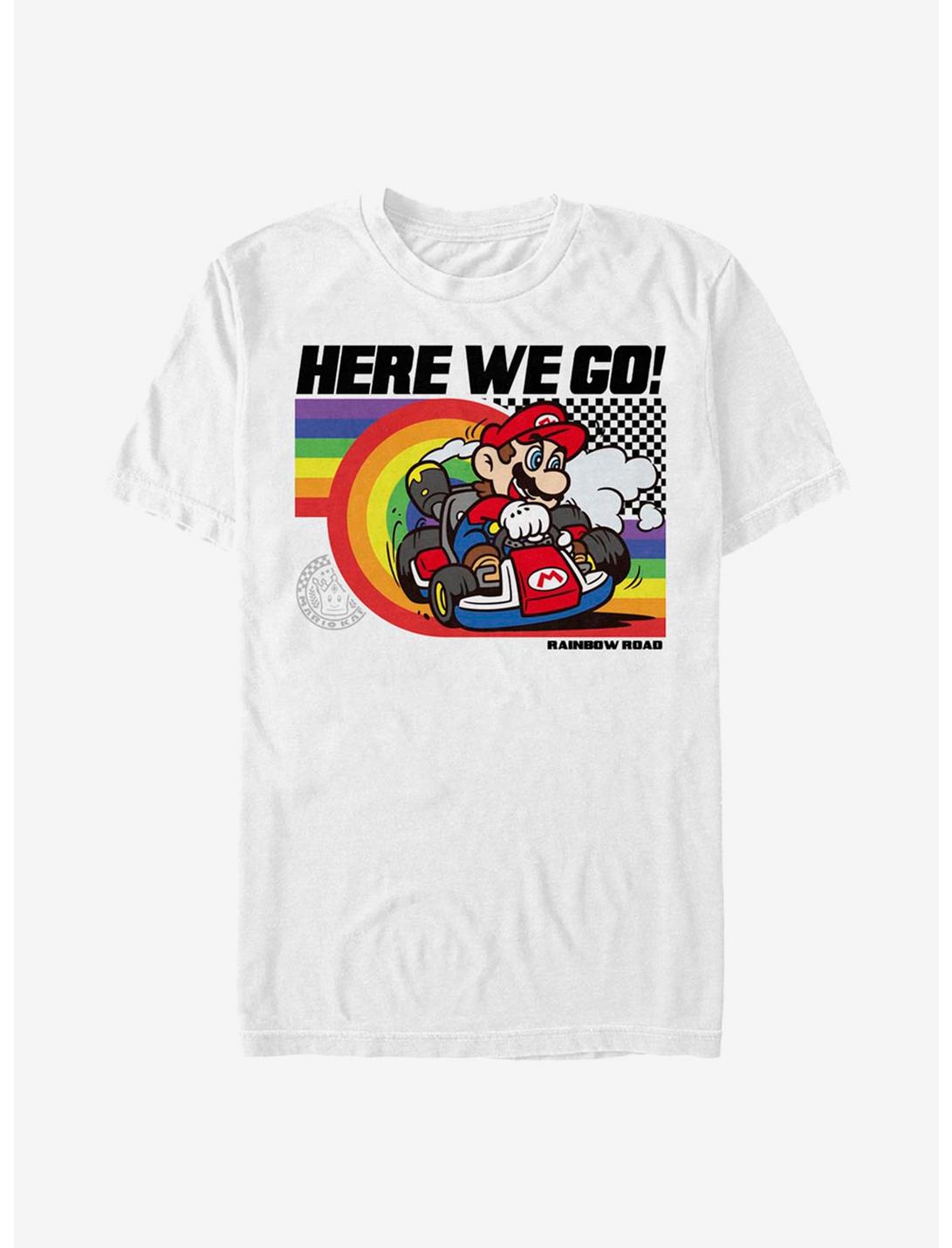 Super Mario Rainbow Road Pride T-Shirt