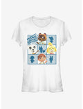 Animal Crossing Character Grid Girls T-Shirt