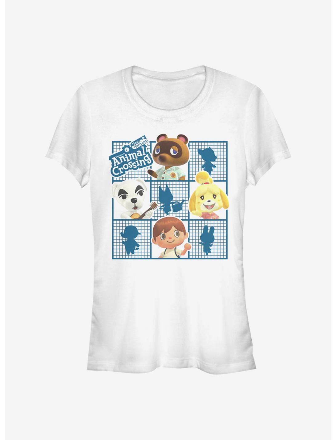 Animal Crossing Character Grid Girls T-Shirt