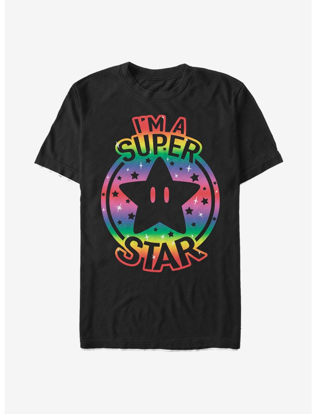 Super Mario Rainbow Super Star T-Shirt