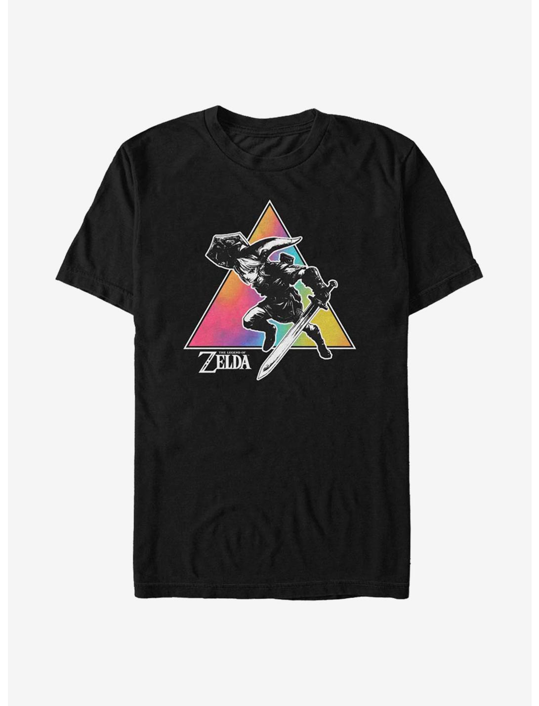 The Legend Of Zelda Tie Dye Link Silhouette T-Shirt