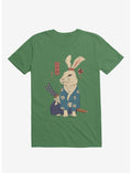 Rabbit Ronin Usagi Kelly Green T-Shirt