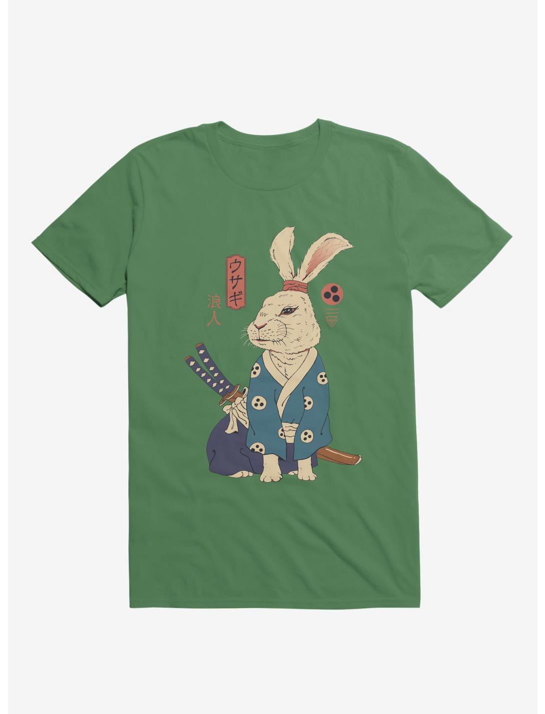 Rabbit Ronin Usagi Kelly Green T-Shirt