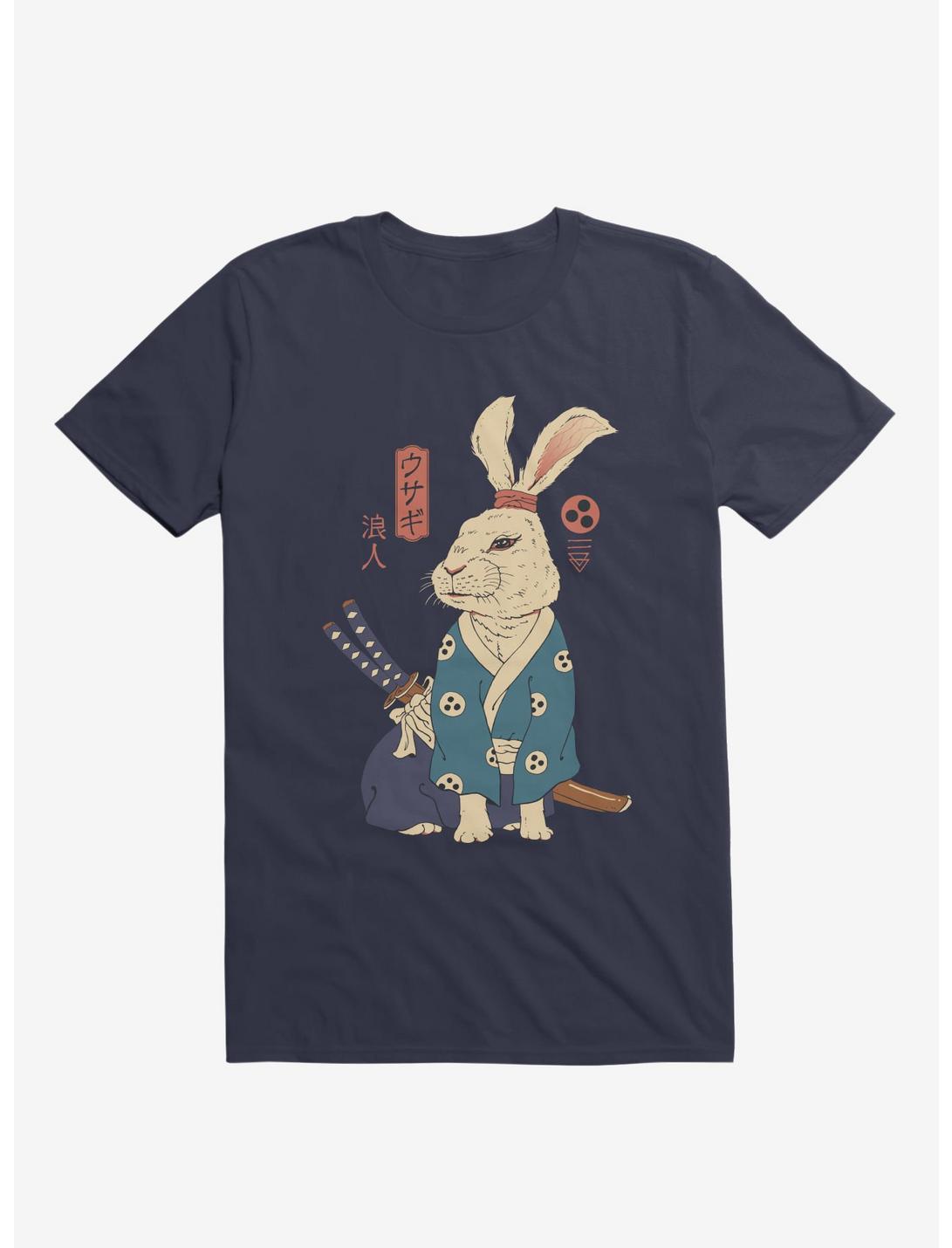 Rabbit Ronin Usagi Navy Blue T-Shirt