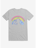 Rainbow Connection Unicorn And Narwhal Ice Grey T-Shirt