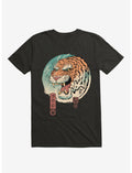 Tiger Ukiyo-E Black T-Shirt