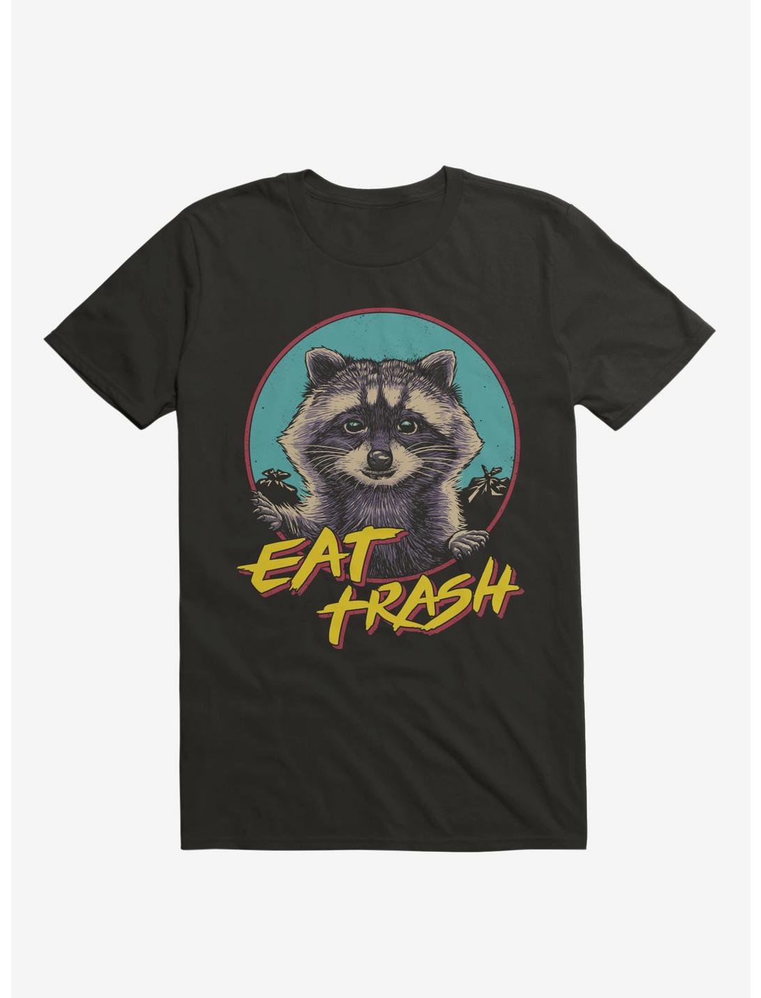Eat Trash Raccoon Black T-Shirt