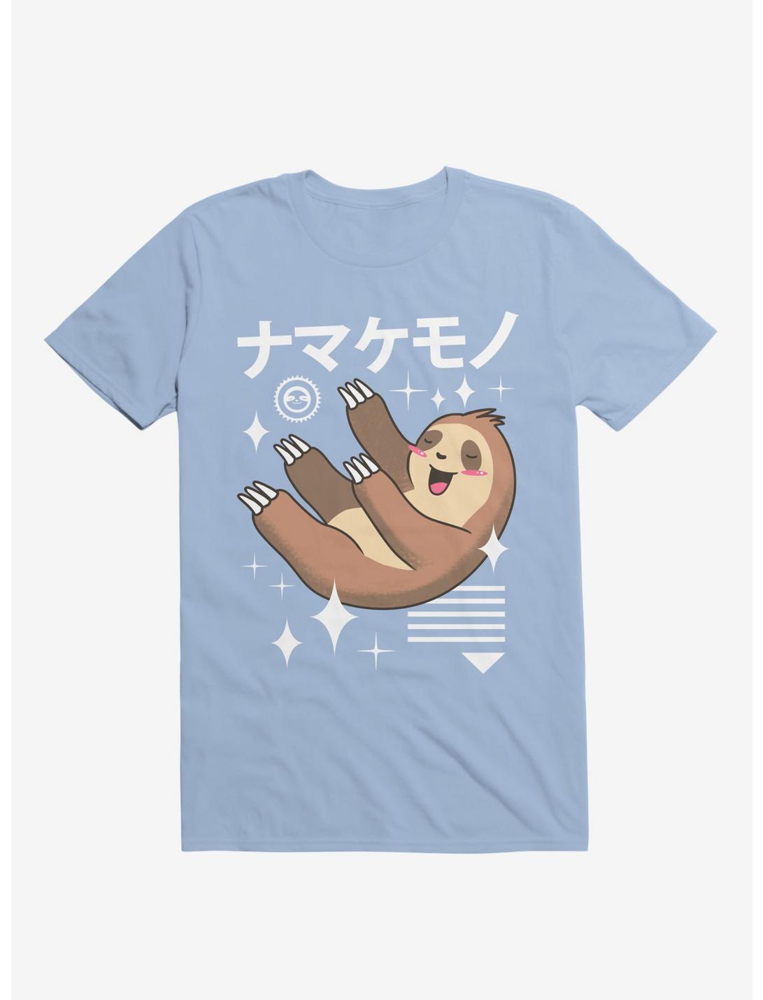Kawaii Sloth Light Blue T-Shirt
