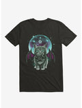 Cosmic Purrrcraft Black T-Shirt