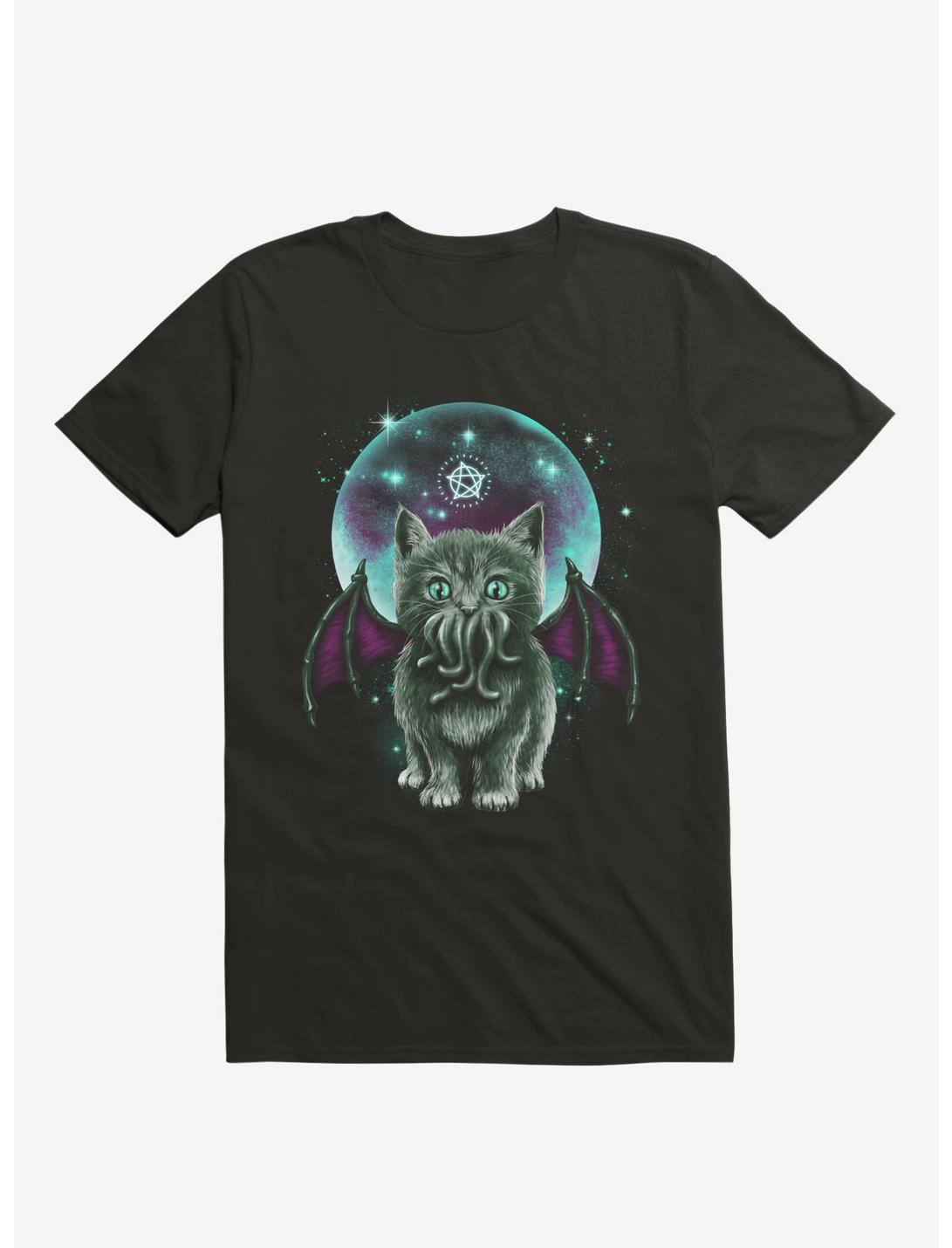 Cosmic Purrrcraft Black T-Shirt