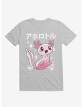 Kawaii Axolotl Ice Grey T-Shirt
