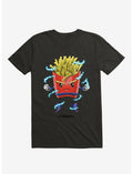 Saiyan Fries Black T-Shirt