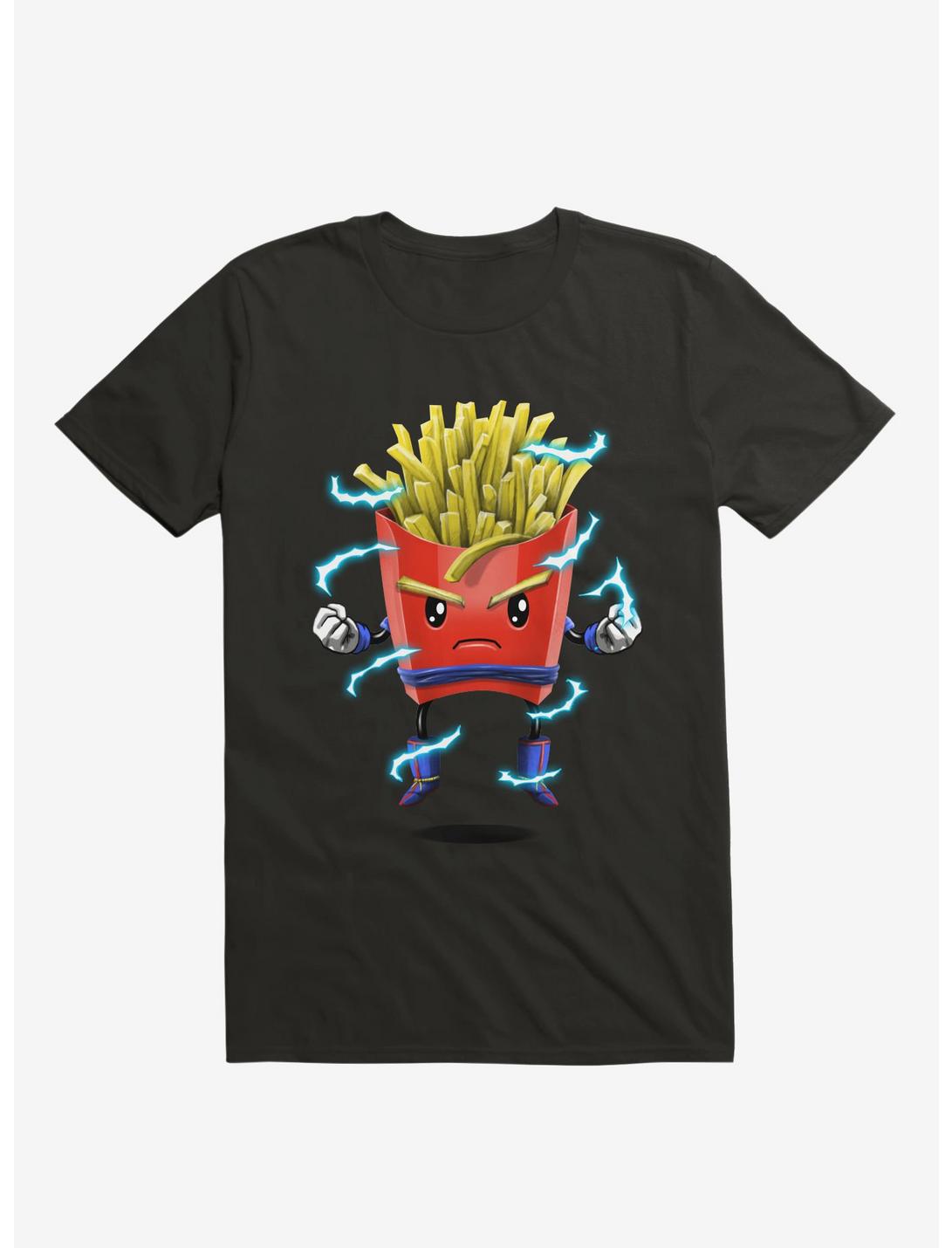 Saiyan Fries Black T-Shirt