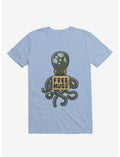 Free Hugs Octopus Light Blue T-Shirt