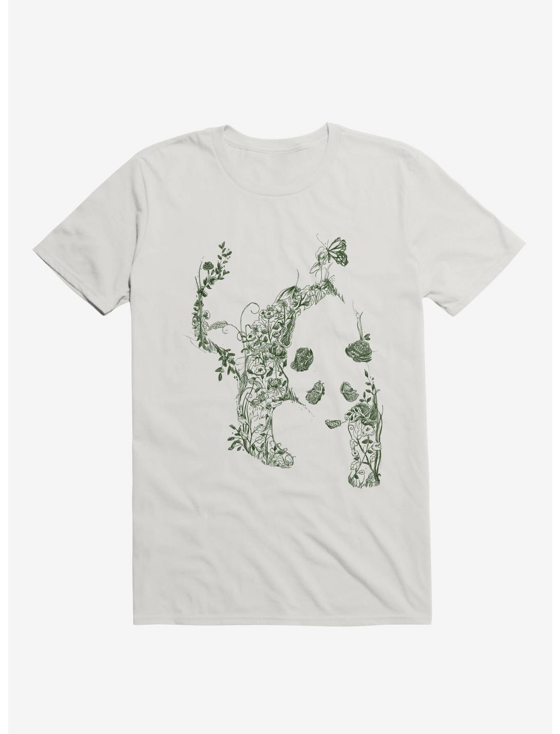 Sketch Of Nature Panda White T-Shirt