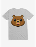 Bear Face Ice Grey T-Shirt