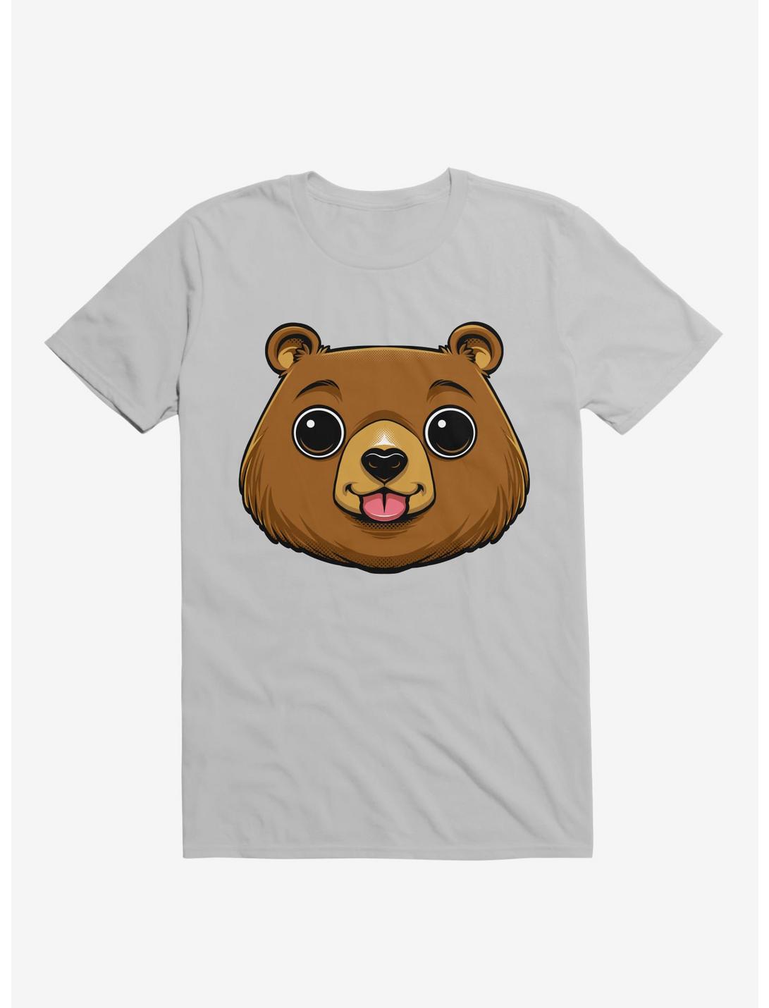 Bear Face Ice Grey T-Shirt