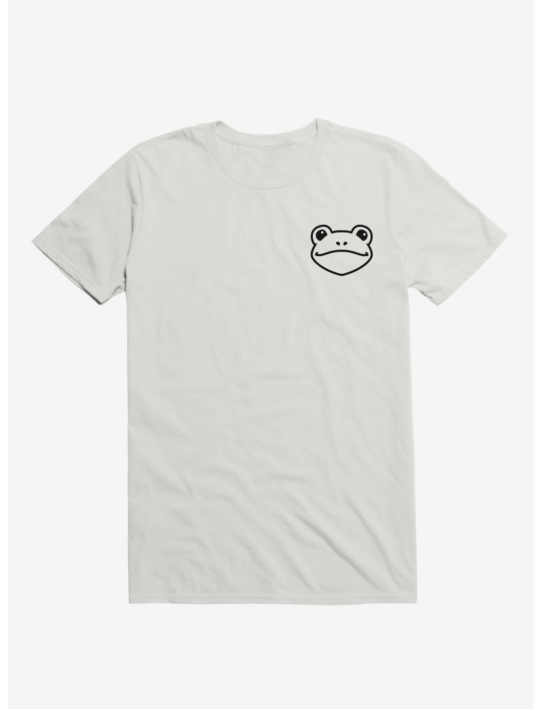 Frog Black And White Minimalist Pictogram T-Shirt