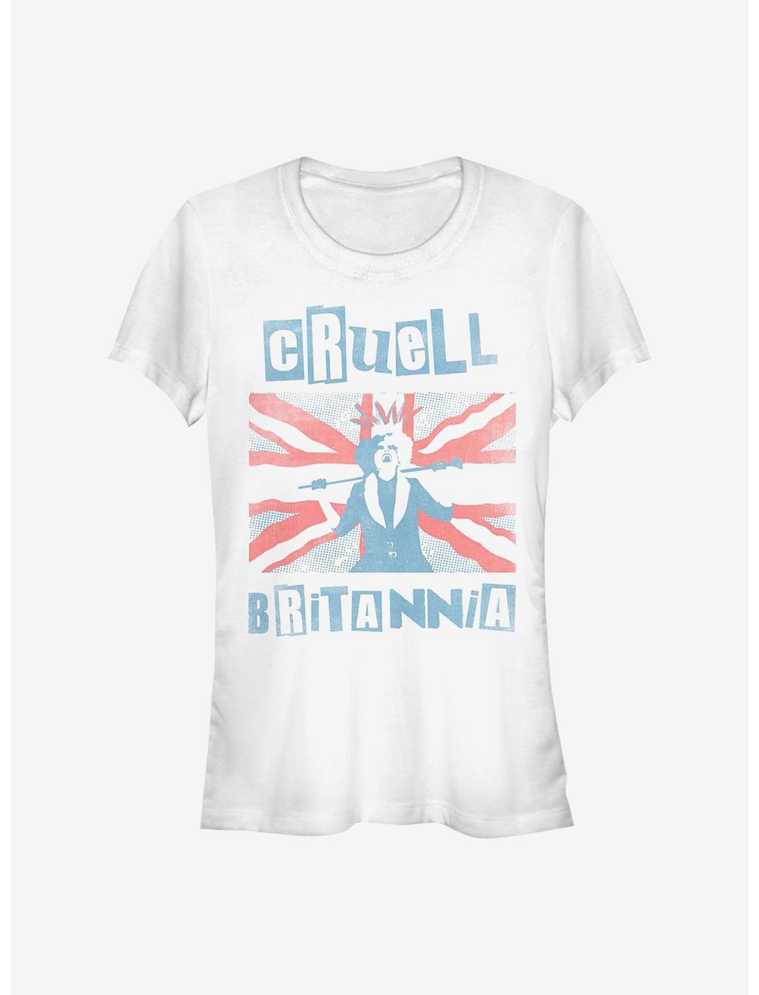 Disney Cruella Cruell Britannia Girls T-Shirt