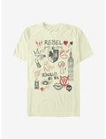 Disney Cruella Rebel Queen Doodles T-Shirt