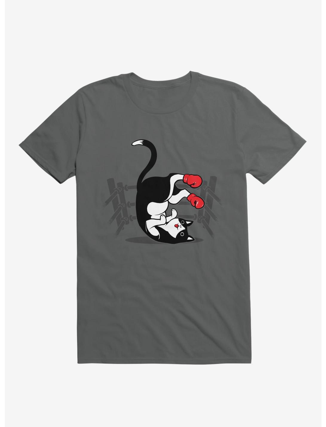 Boxer Cat Charcoal Grey T-Shirt