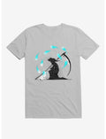 Recharging Death Cat 9 Lives Ice Grey T-Shirt