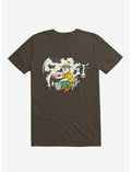 Cat Farmer Brown T-Shirt