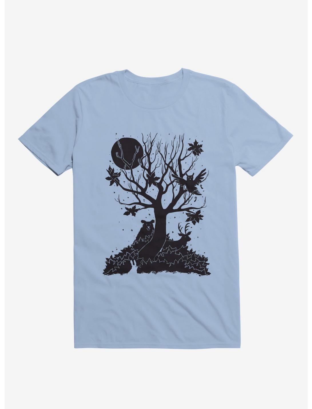 Autumn Forest Light Blue T-Shirt