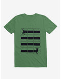 The Longcat Is Long Kelly Green T-Shirt