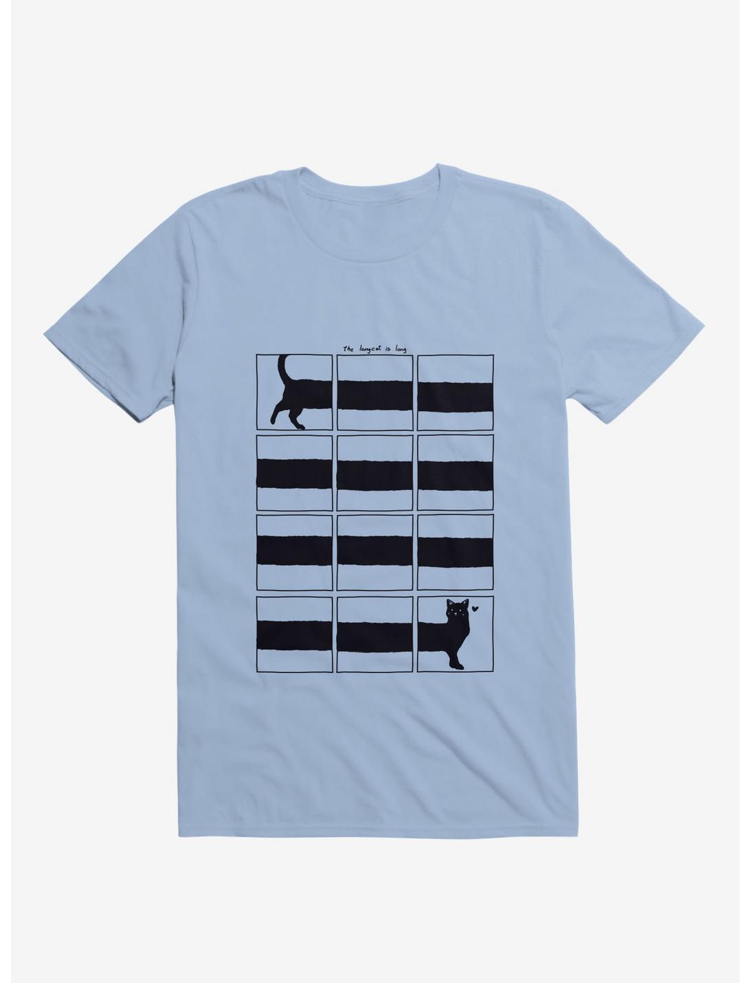 The Longcat Is Long Light Blue T-Shirt