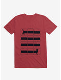 The Longcat Is Long Red T-Shirt