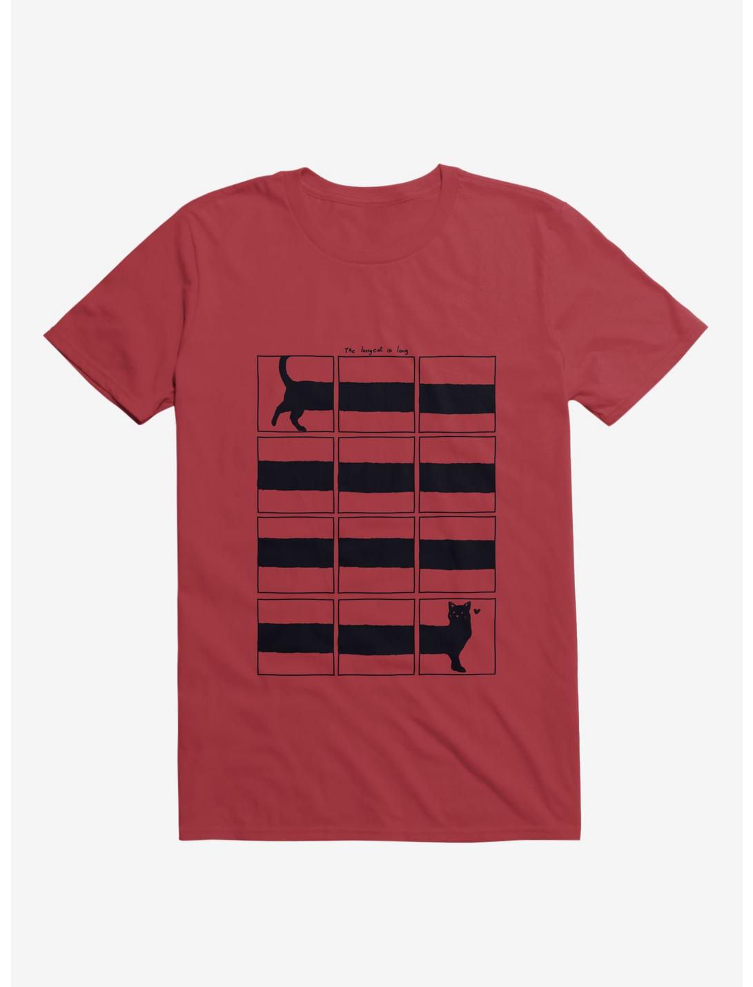 The Longcat Is Long Red T-Shirt