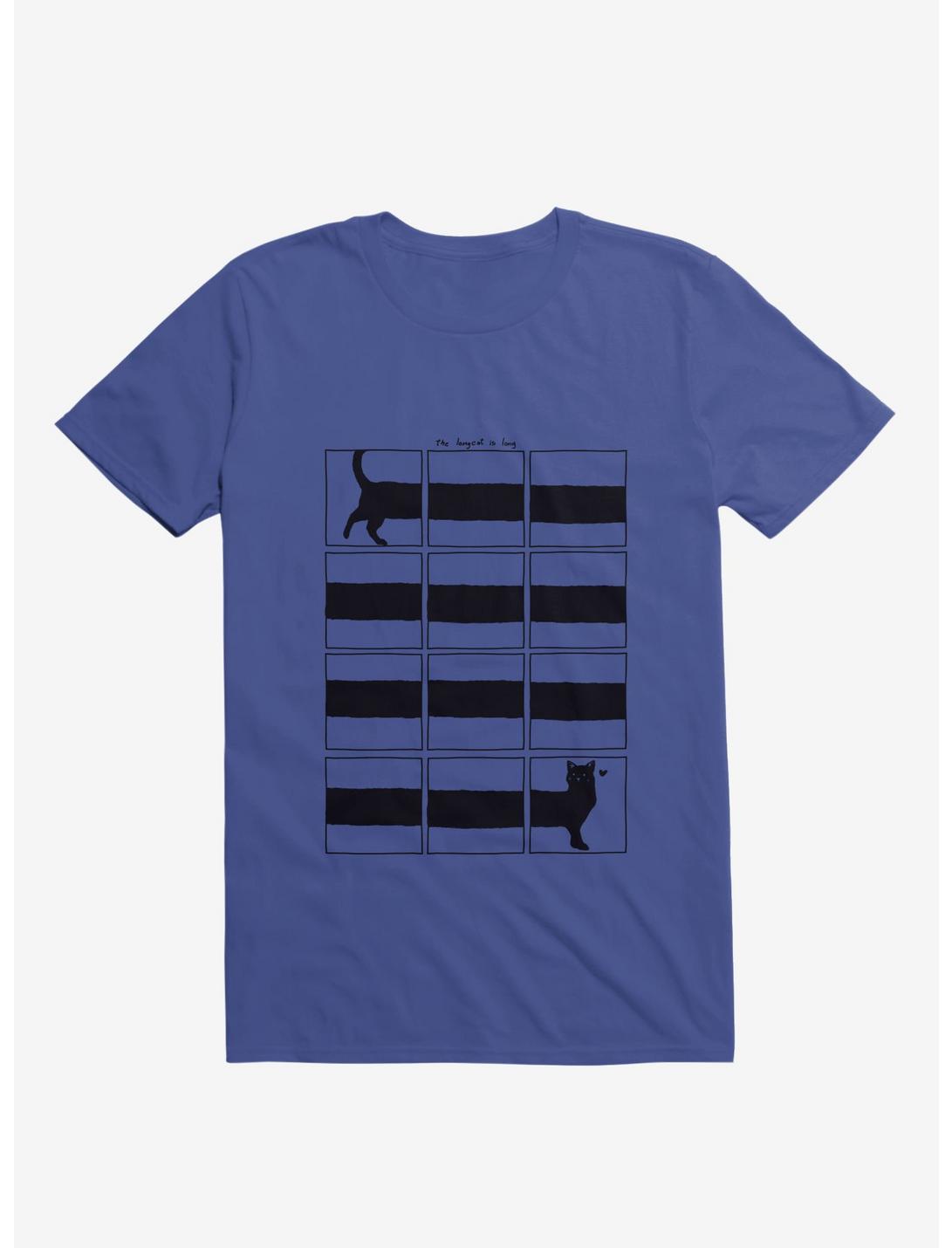 The Longcat Is Long Royal Blue T-Shirt