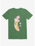 Banana Kisses Kelly Green T-Shirt
