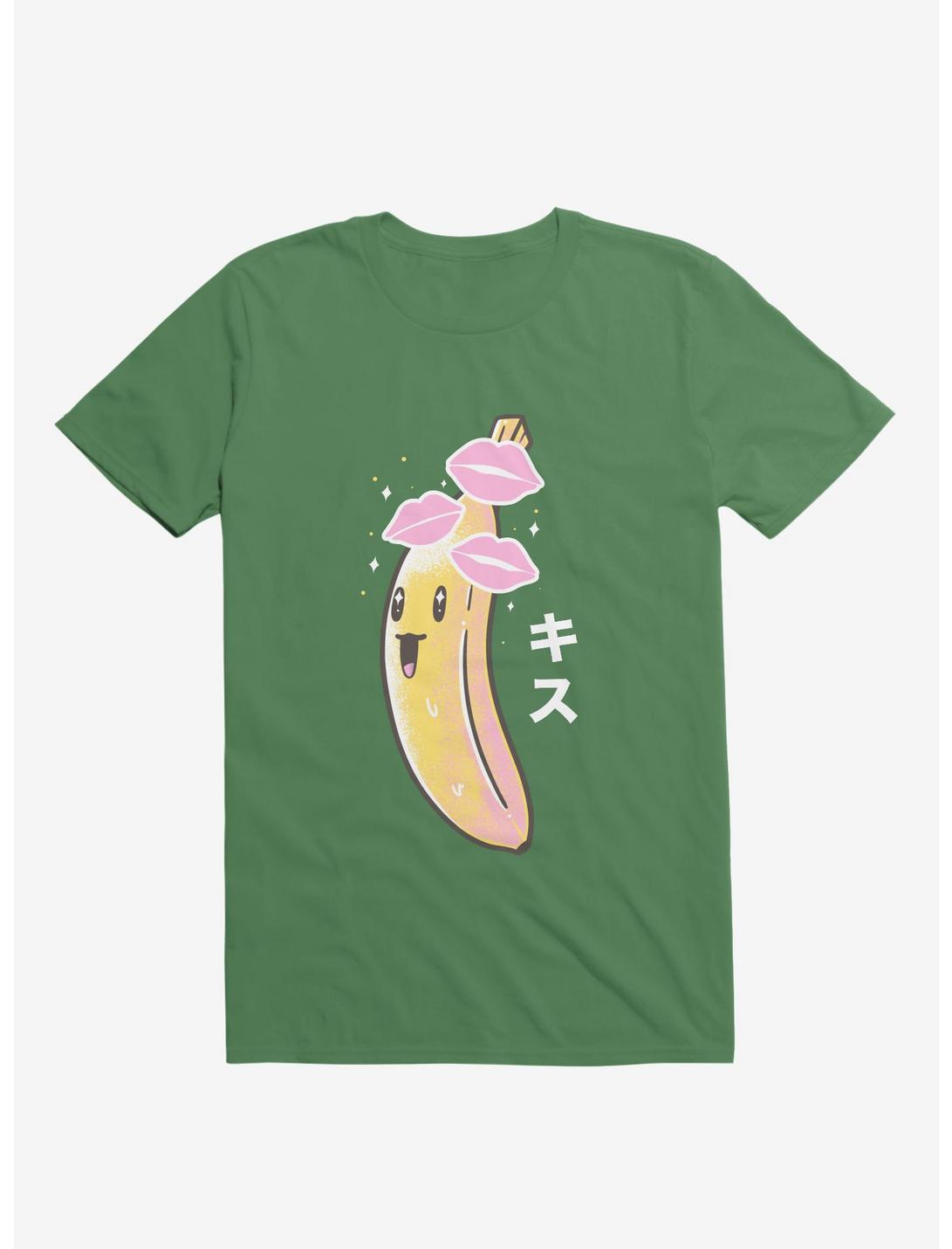 Banana Kisses Kelly Green T-Shirt