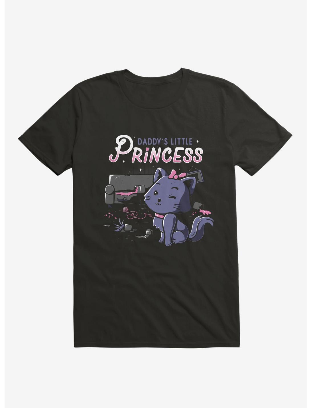 Daddy's Little Princess Black T-Shirt