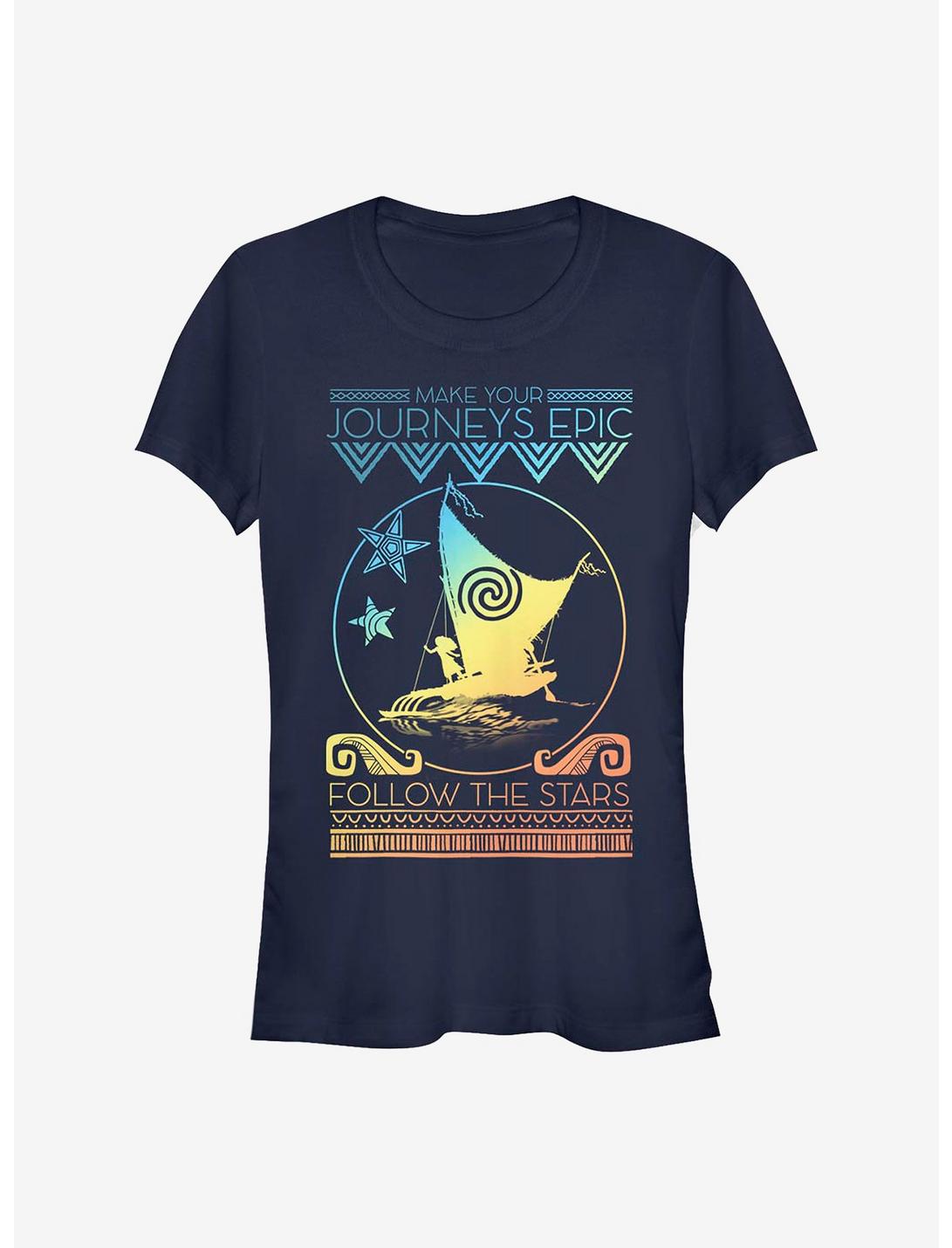 Disney Moana Follow The Stars Girls T-Shirt