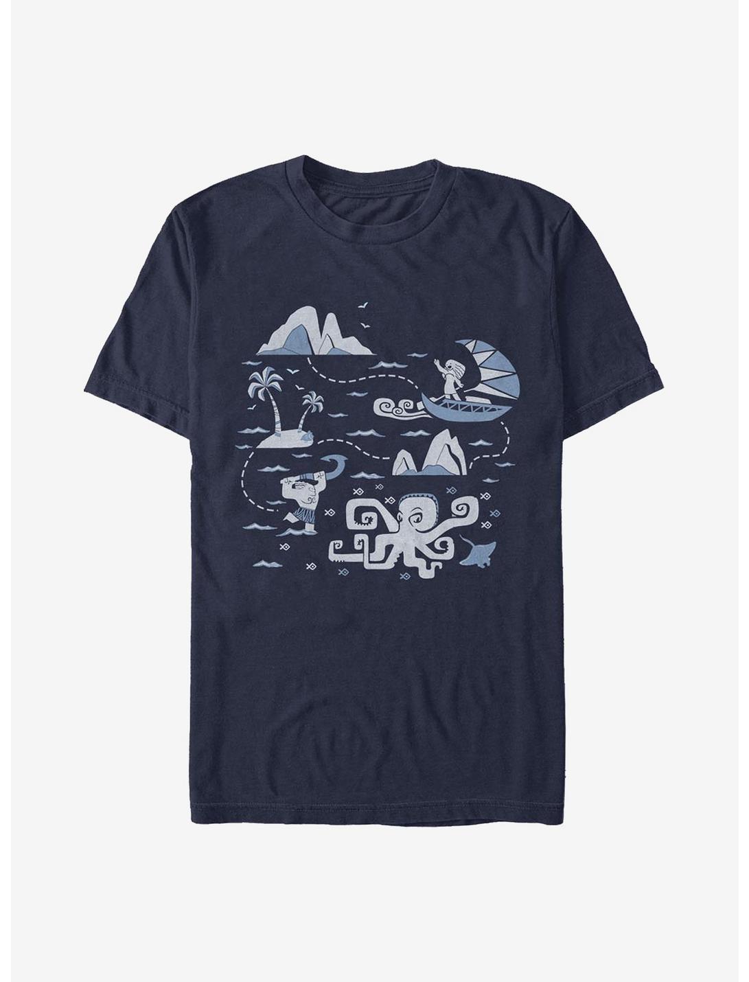 Disney Moana Voyage Collage T-Shirt
