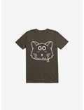 Go Away Cat Brown T-Shirt