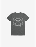 Go Away Cat Charcoal Grey T-Shirt