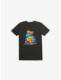 Keep It Cool Cat Black T-Shirt