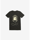 Coffee Transfusion Black T-Shirt