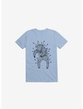 Life And Love Bear Light Blue T-Shirt