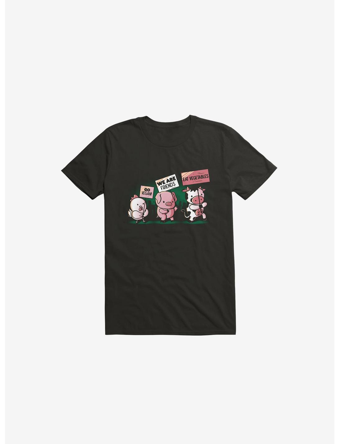 Go Vegan! Black T-Shirt